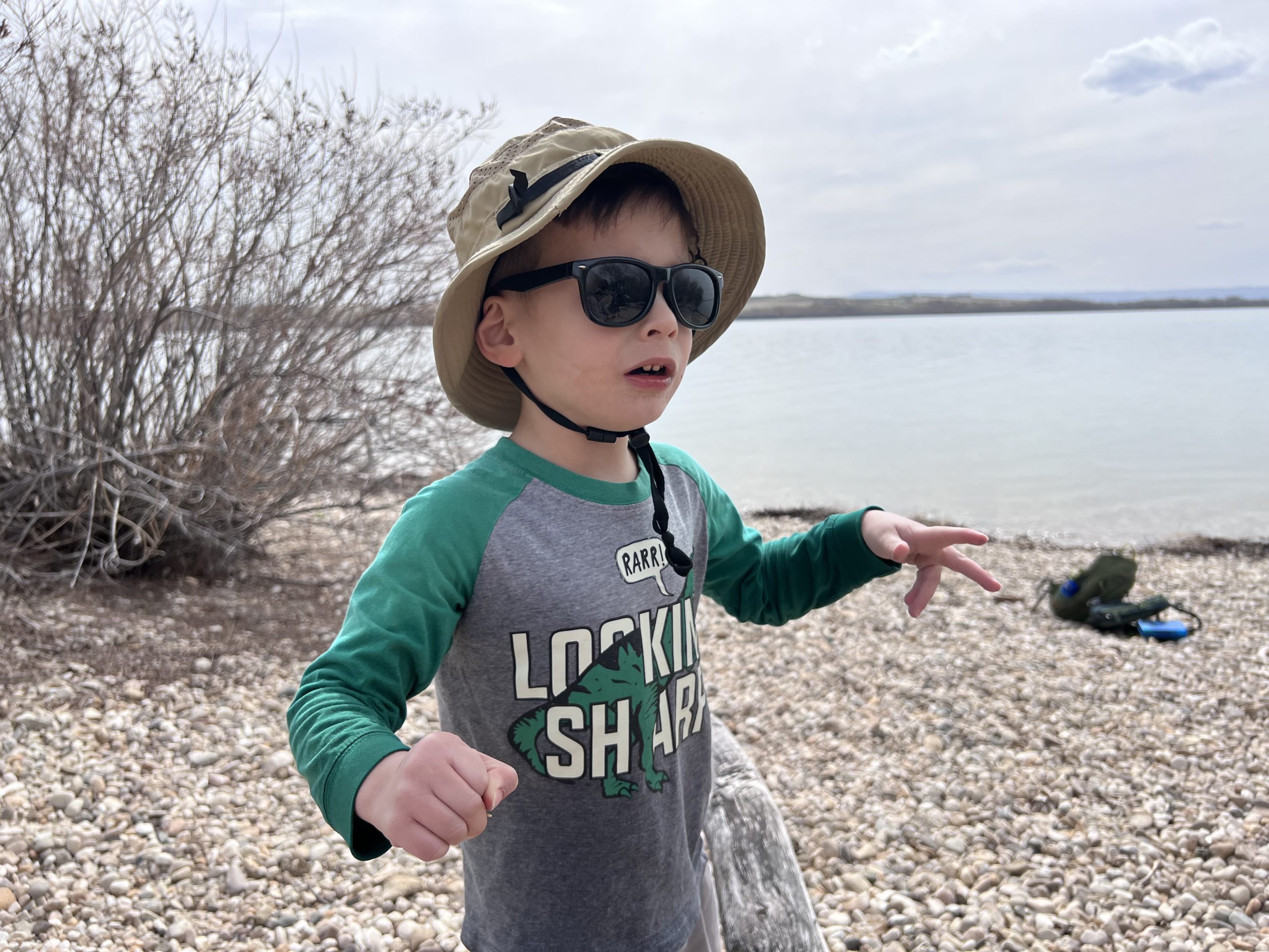 lucas on the beach